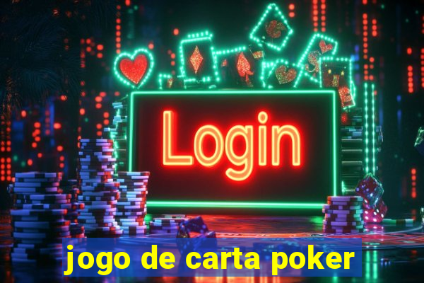 jogo de carta poker