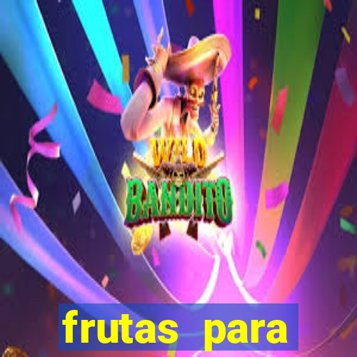 frutas para imprimir e recortar