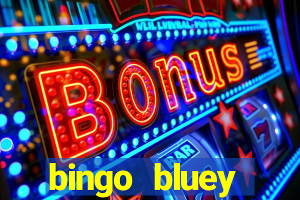 bingo bluey personajes png