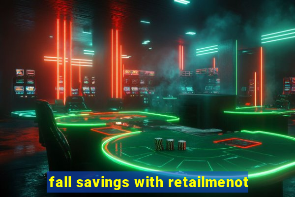 fall savings with retailmenot