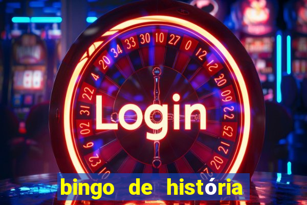 bingo de história 6 ano