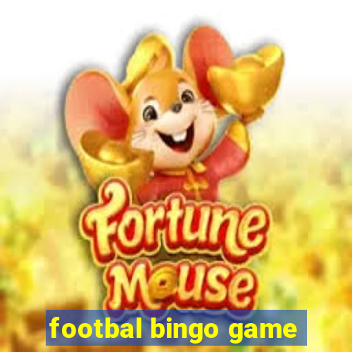 footbal bingo game