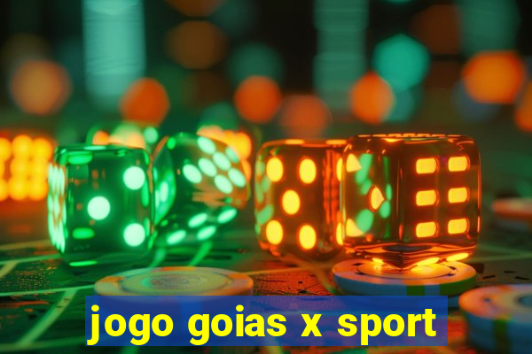 jogo goias x sport