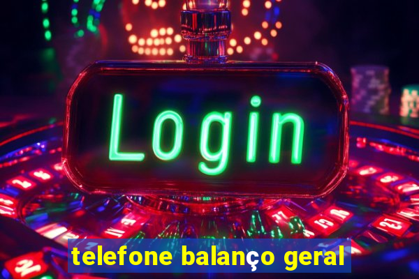 telefone balanço geral