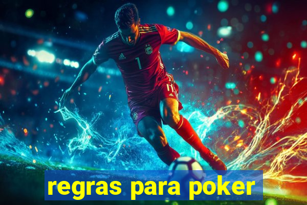 regras para poker