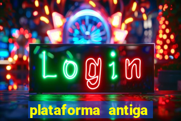 plataforma antiga de jogos