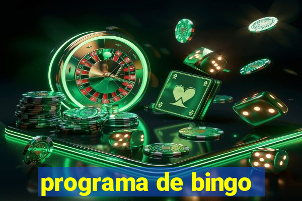 programa de bingo