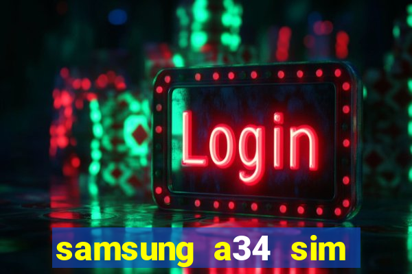 samsung a34 sim card slot