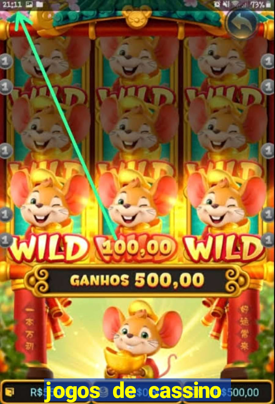 jogos de cassino com deposito de 1 real