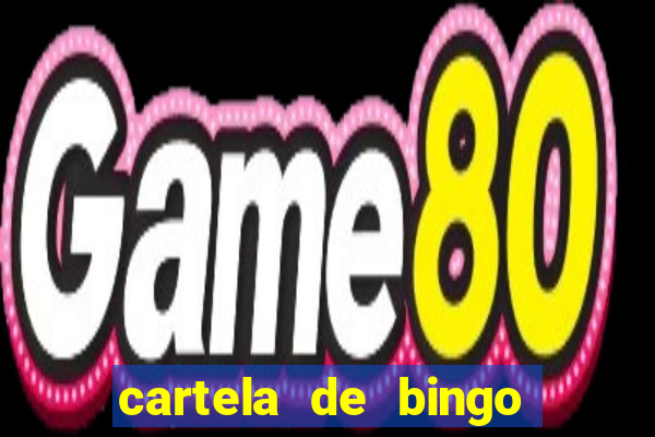 cartela de bingo ate 75