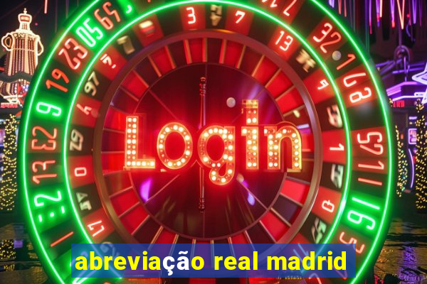 abreviação real madrid