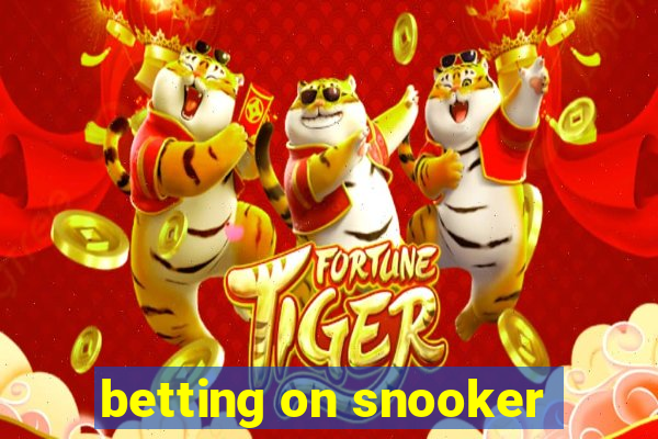 betting on snooker