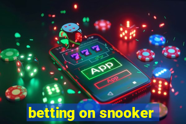 betting on snooker