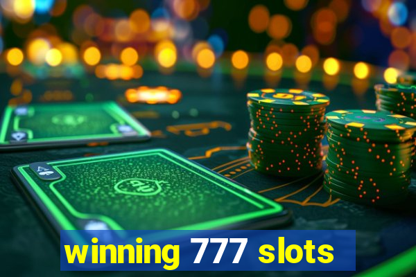 winning 777 slots