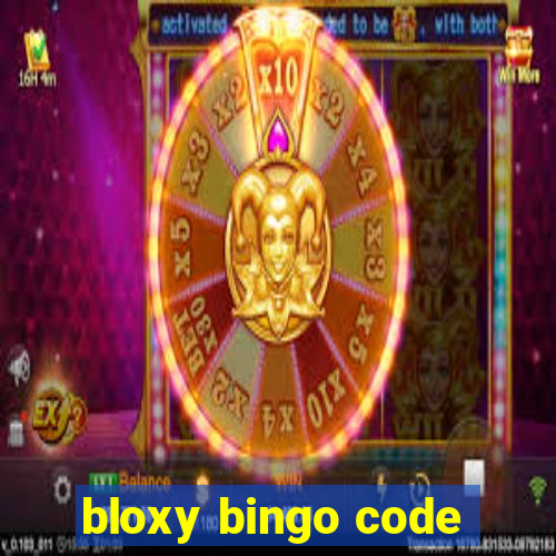 bloxy bingo code