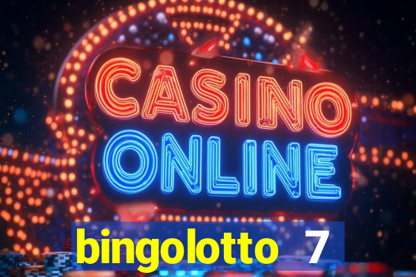 bingolotto 7 januari 2024