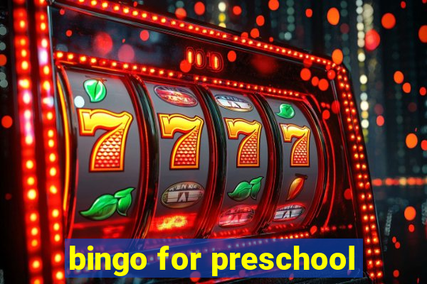 bingo for preschool