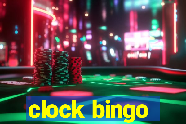 clock bingo