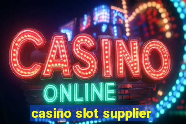 casino slot supplier