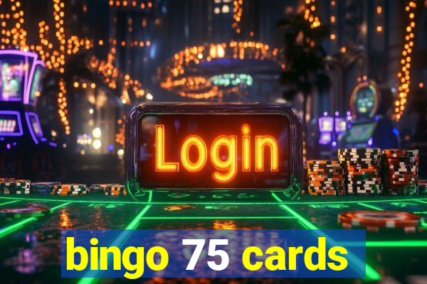 bingo 75 cards