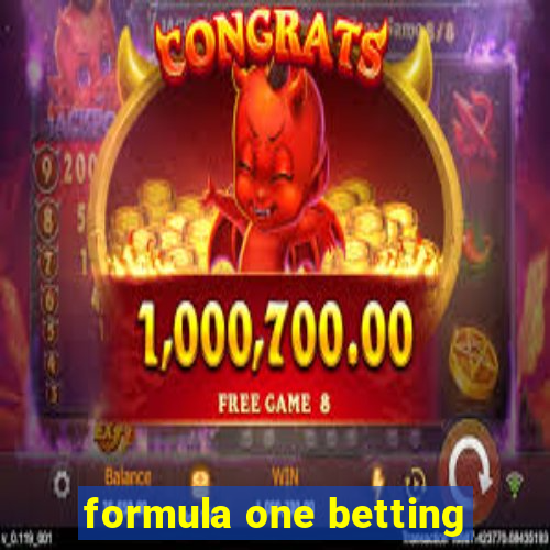 formula one betting