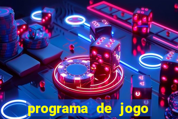 programa de jogo de futebol