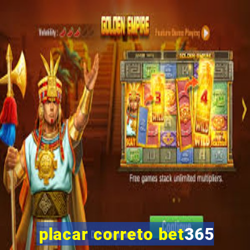 placar correto bet365