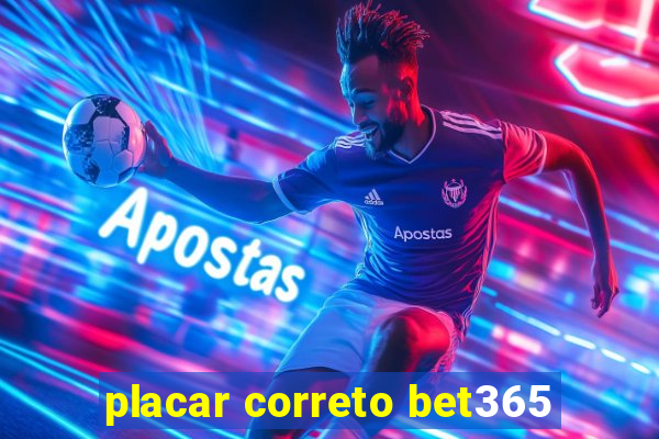 placar correto bet365