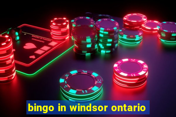 bingo in windsor ontario