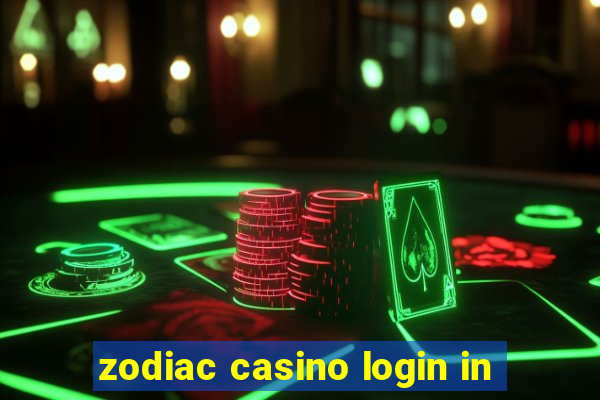 zodiac casino login in