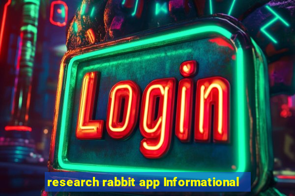 research rabbit app Informational