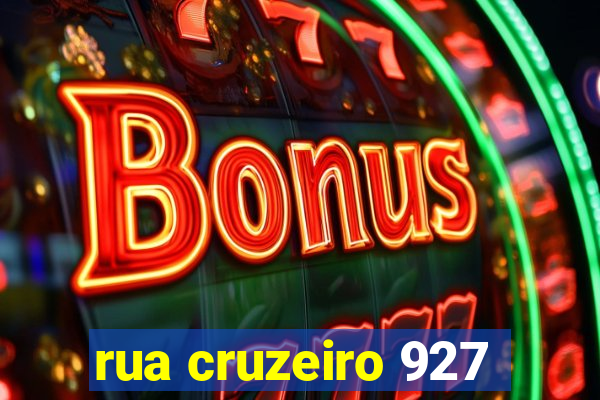 rua cruzeiro 927