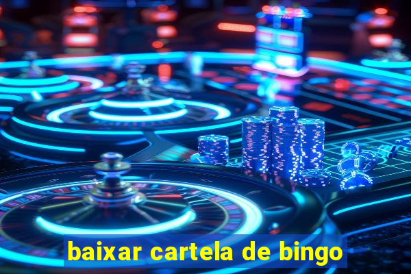 baixar cartela de bingo