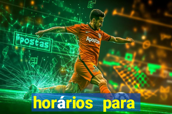 horários para jogar fortune tiger