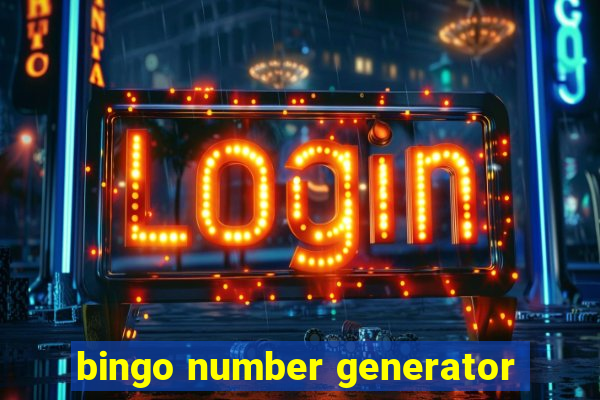 bingo number generator