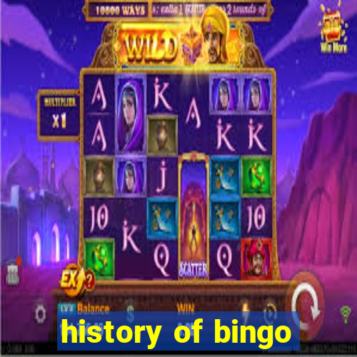 history of bingo