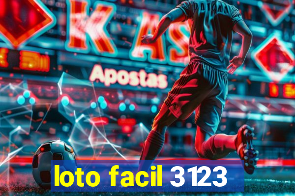 loto facil 3123