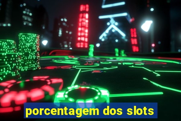 porcentagem dos slots