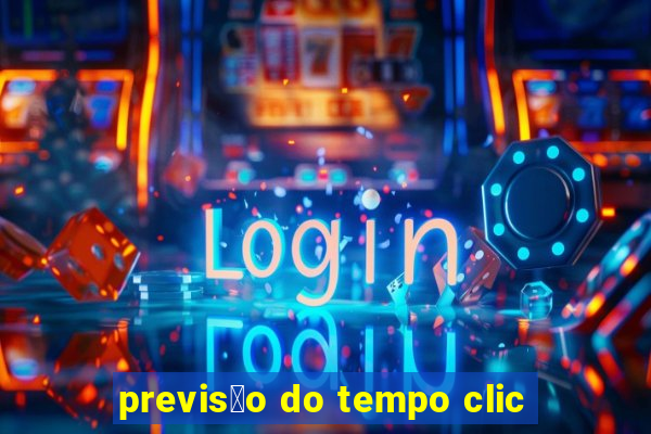 previs茫o do tempo clic