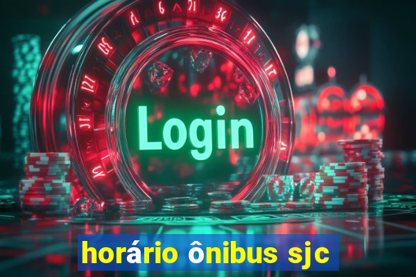 horário ônibus sjc