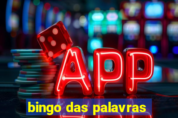 bingo das palavras