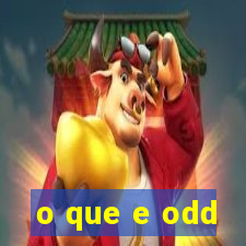 o que e odd