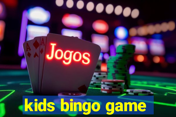 kids bingo game