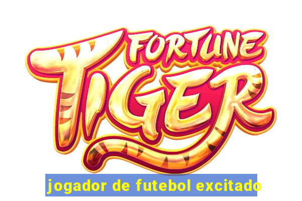 jogador de futebol excitado