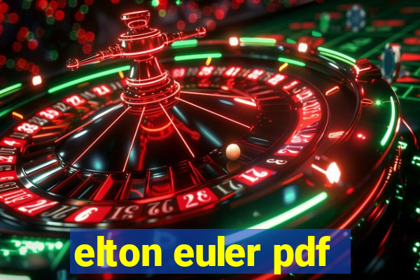 elton euler pdf