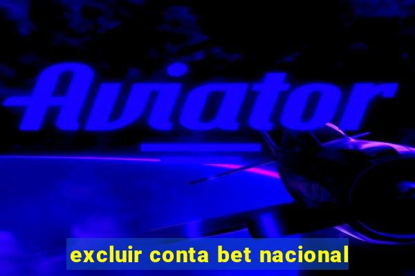 excluir conta bet nacional