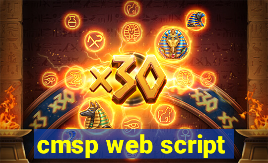 cmsp web script