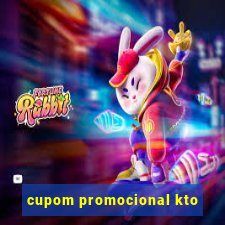 cupom promocional kto