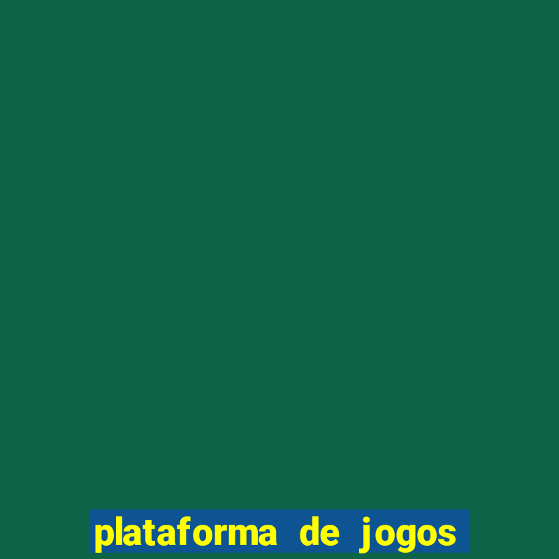 plataforma de jogos cassino pagando no cadastro