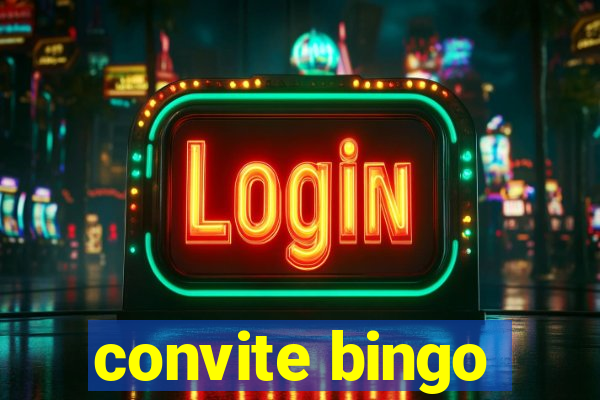 convite bingo